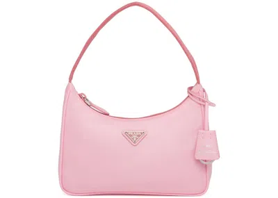 Pre-owned Prada Women's  Reedition 2000 Nylon Mini Bag In Pink
