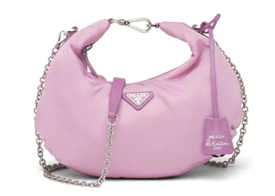 Pre-owned Prada Women's  Reedition 2006 Nylon Bag In Primula In Yellow