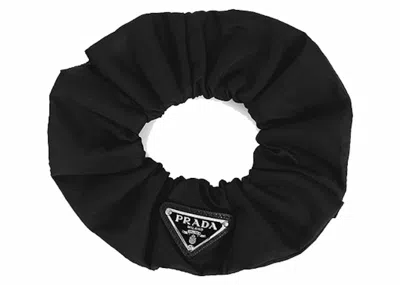 Pre-owned Prada Women's  Renylon Scrunchie In Black