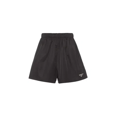 Pre-owned Prada Women's  Renylon Shorts In Black
