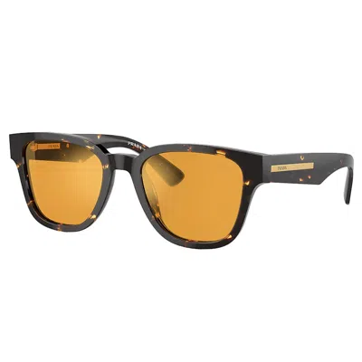 Pre-owned Prada Women's  Round Sunglasses In Brown (pr_a04s_16o20c)