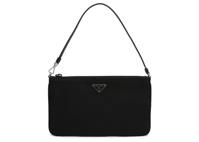 Pre-owned Prada Women's  Triangelogo Shoulder Bag In Black