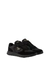 Prada Prax 2.0 Re-nylon And Suede Sneakers In Black