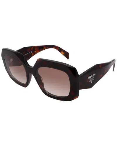 Prada Women's Prb23s 54mm Sunglasses In Brown