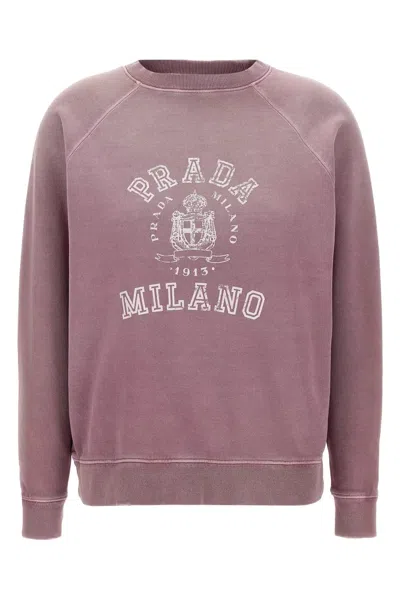 PRADA PRADA WOMEN PRINT SWEATSHIRT