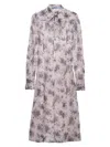 PRADA WOMEN'S PRINTED CHIFFON DRESS