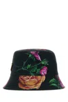 Prada Multicolor Printed Bucket Hat In Multicolor