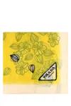 Prada Women Printed Cotton Sarong In Multicolor