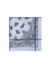 Prada Women's Printed Cotton Scarf In Metallic