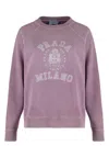 Prada Printed Cotton Sweatshirt