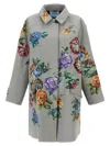 Prada Women Printed Cotton Trench Coat