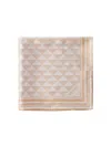 Prada Women's Printed Silk Twill Square Scarf In Brown