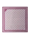 Prada Women's Printed Silk Twill Square Scarf In Pink