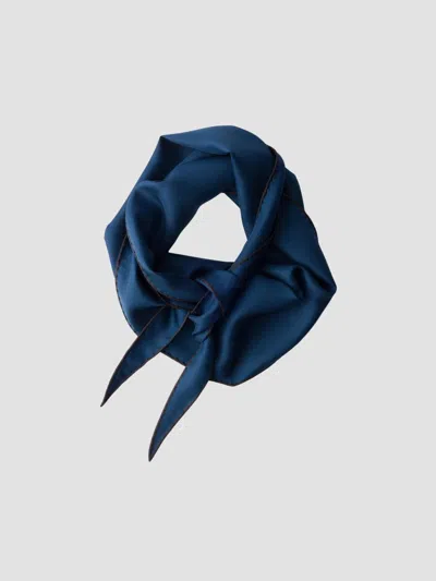 Prada Printed Twill Scarf In Green