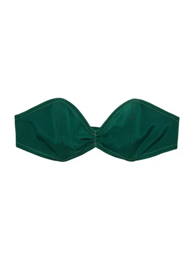 Prada Women's Radzimir Strapless Bra Top In Green