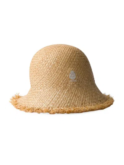 PRADA WOMEN'S RAFFIA HAT