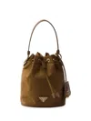 Prada Women's Re-edition 1978 Re-nylon Mini Bag In Dark Brown