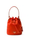 Prada Women's Re-edition 1978 Re-nylon Mini Bag In Orange