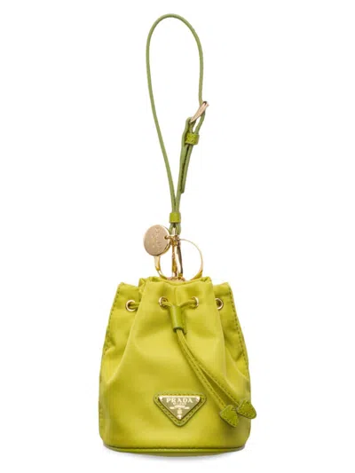 Prada Women's Re-edition 1978 Re-nylon Mini Pouch In Green