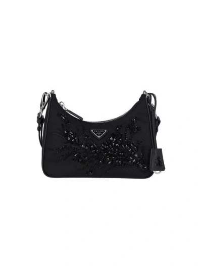 Prada Women Re-edition 2005' Rhinestone Crossbody Bag