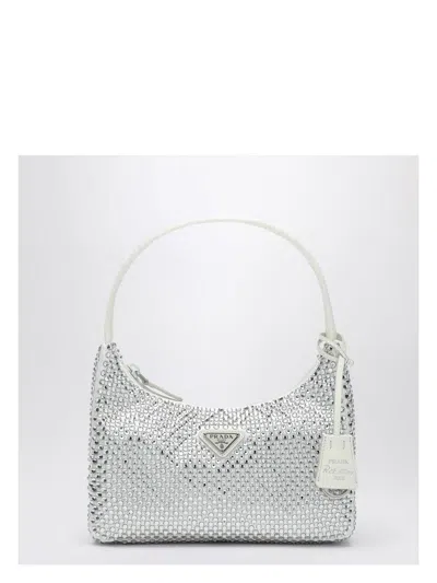 PRADA WOMEN'S RE-EDITION HANDBAG WITH CRYSTALS