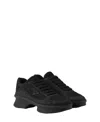 Prada Black Fabric And Mesh Low-top Sneaker Women In Black