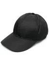 Prada Re-nylon Baseball Cap Accessories In Black