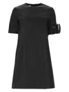 Prada Sleeve Pouch Re-nylon Mini Dress