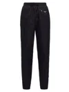 Prada Re-nylon Joggers In Black