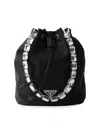 Prada Women's Re-nylon Mini Bag In Black