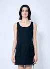 Prada Women Re-nylon Mini Dress In Black