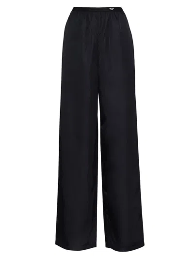 Prada Women's Re-nylon Pants In Black