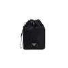 Prada Women's Re Nylon Drawstring Pouch In Black