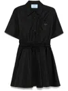 Prada Women Re-nylon Shirt Dress In Multicolor