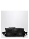 Prada Black Re-nylon Shoulder Bag With Studs Women In Black