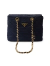 Prada Women's Re-nylon Tote Bag In Blue