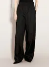 PRADA PRADA WOMEN RE-NYLON WIDE LEG PANTS