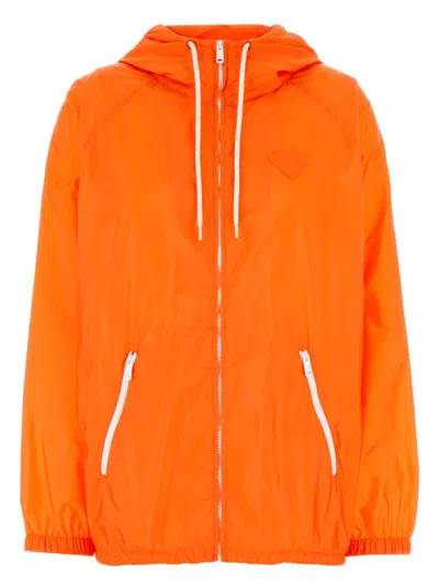 PRADA WOMEN'S RE-NYLON WINDBREAKER