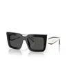 Prada Women's Rectangle Sunglasses, Pr D01s In Pattern