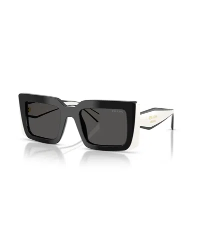 Prada Women's Rectangle Sunglasses, Pr D01s In Pattern