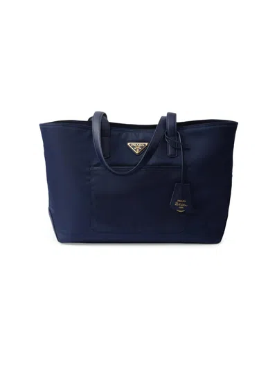 Prada Women's Re-edition 1978 Medium Re-nylon Tote Bag In Blue