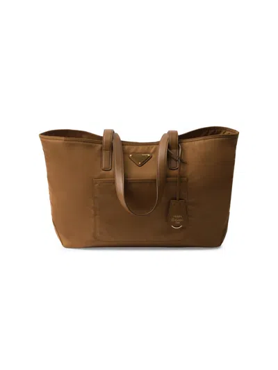 Prada Women's Re-edition 1978 Medium Re-nylon Tote Bag In Brown