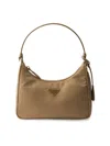 Prada Women's Re-edition 2005 Re-nylon And Saffiano Mini Shoulder Bag In Brown