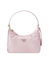 Prada Women's Re-edition 2005 Re-nylon And Saffiano Mini Shoulder Bag In Gold