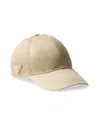 Prada Women's Re-nylon Baseball Cap In Sand
