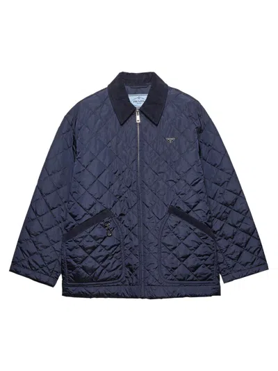 Prada Women's Re-nylon Blouson Jacket In Orange