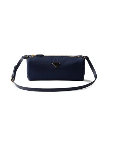 Prada Women's Re-nylon Pouch In Blue