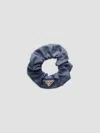 Prada Re-nylon Scrunchie In Blue