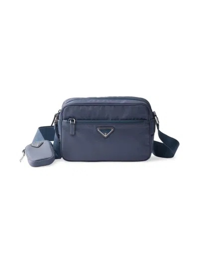 Prada Re-nylon Shoulder Bag In Blue