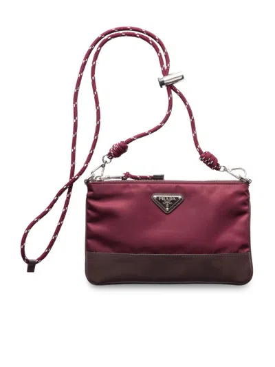 Prada Women's Re-nylon Smartphone Case In Orange